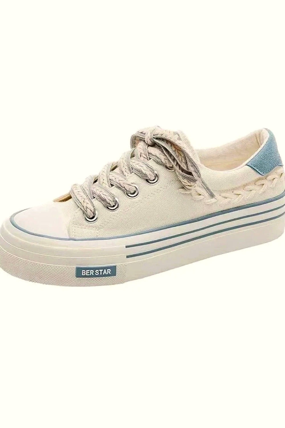 Y2k Canvas Platform Shoes