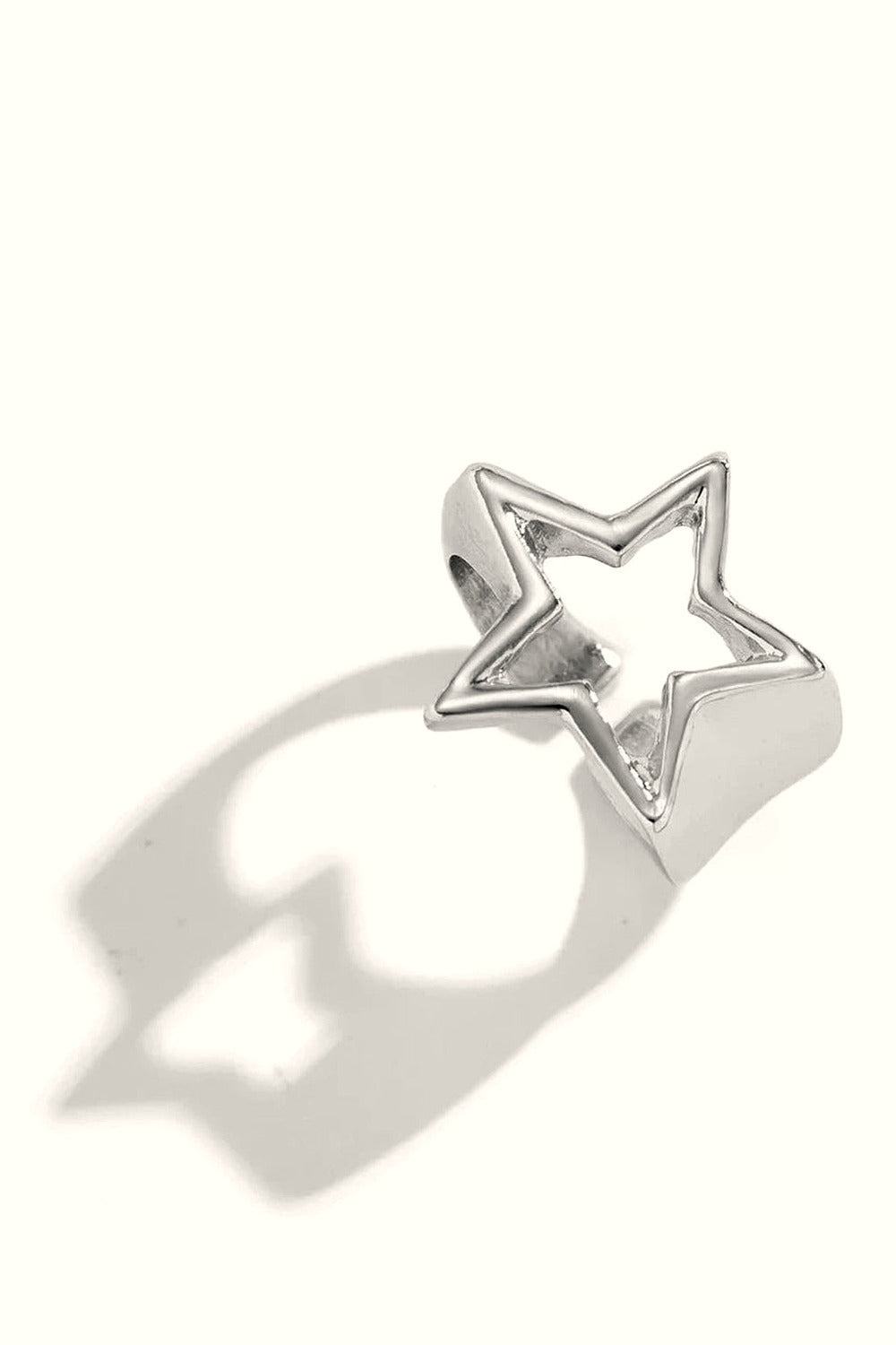 Y2k Celestial Silver Starlet Ring