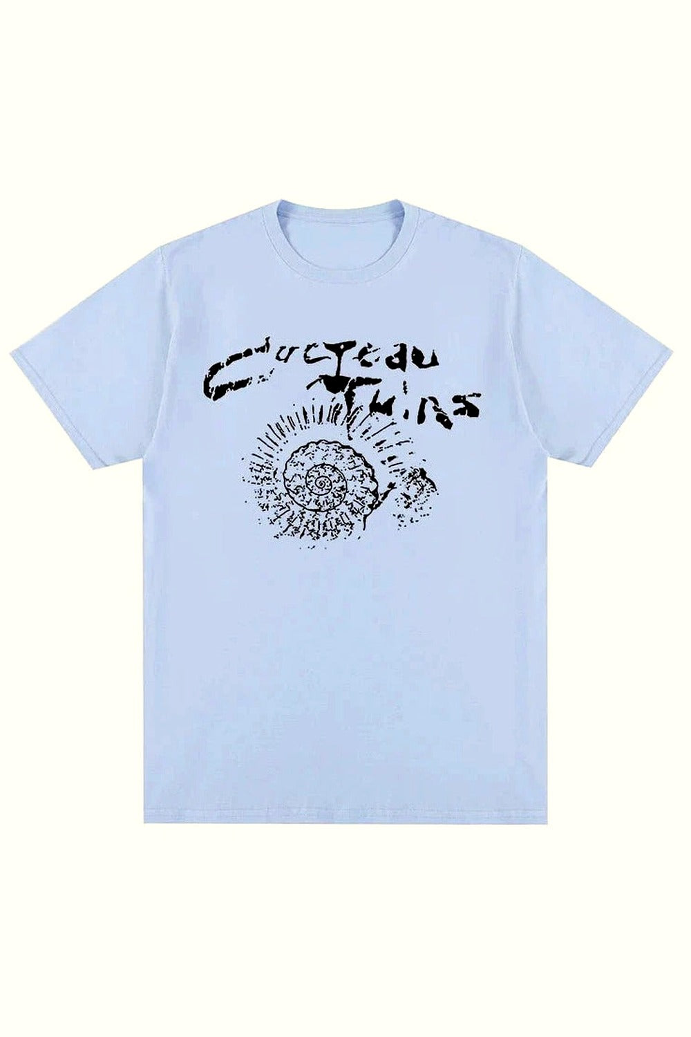 Y2k Cocteau Twins Cotton Graphic T-shirt