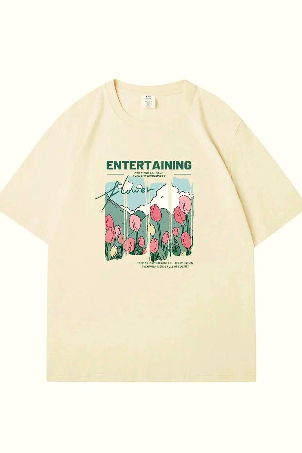 Y2k Comics Flowers T-shirt