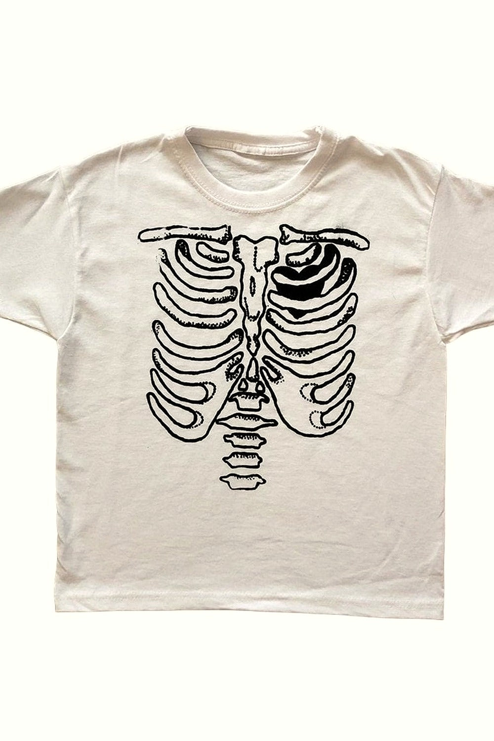 Y2k Crop Tops Skull Graphic Grunge