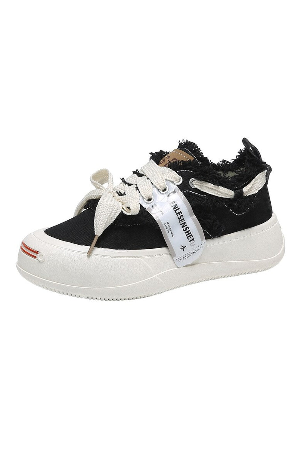 Y2k Cut Casual Canvas Shoes