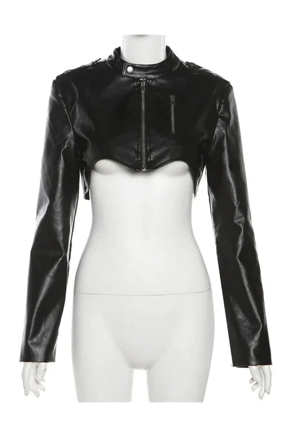 Y2k Cyber Gothic Zipper Jacket