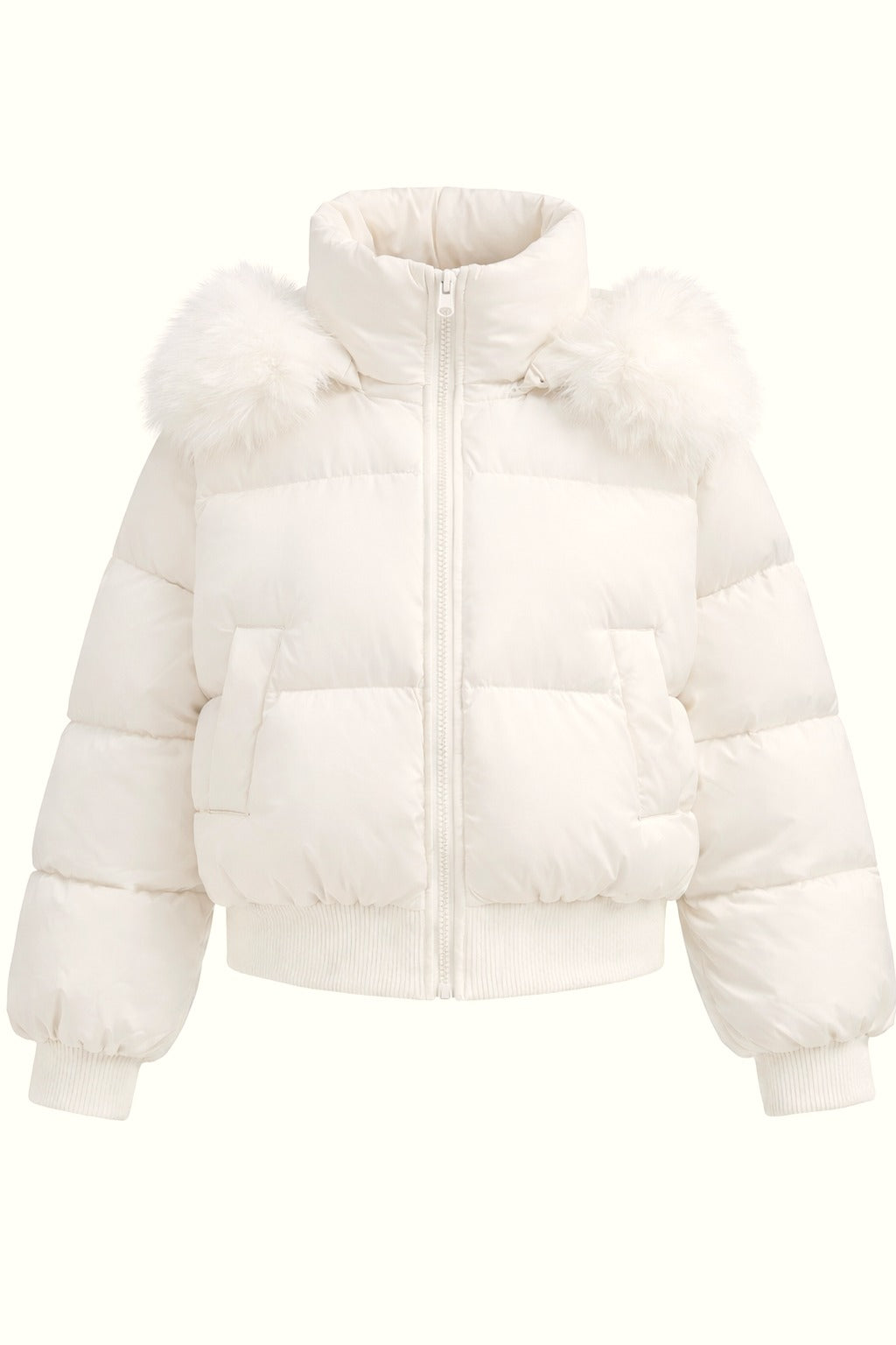 Arctic Angel White Puff Jacket