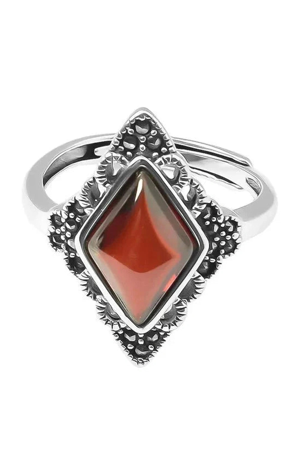 Y2k Elegant Marquise Garnet Cocktail Ring