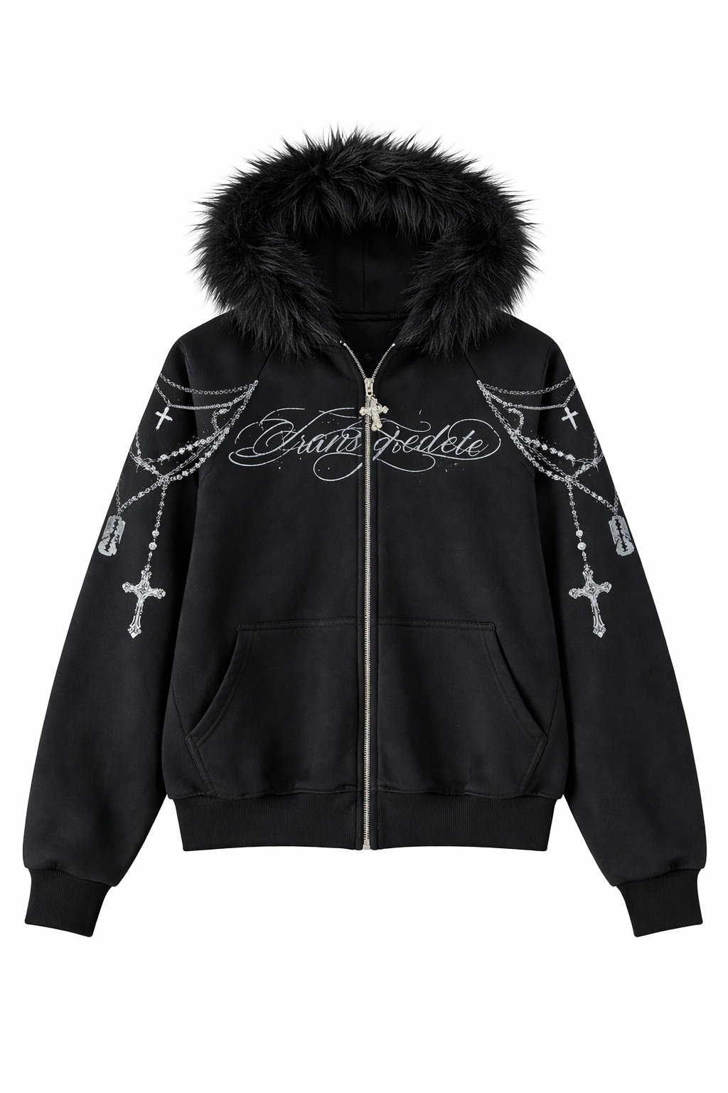 Saint Sinner Faux Fur Hoodie