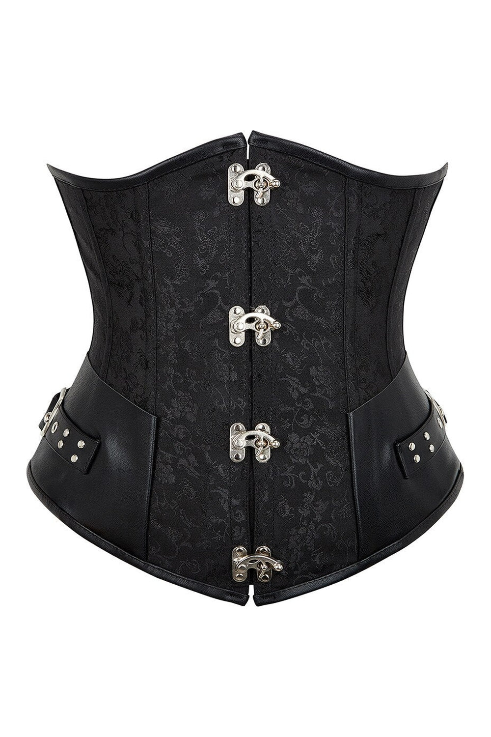 Y2k Faux Leather Vintage Corset