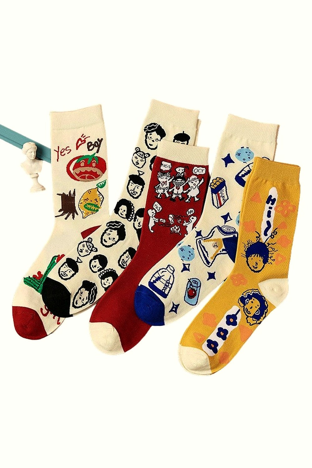 Y2k Funny Villain Socks