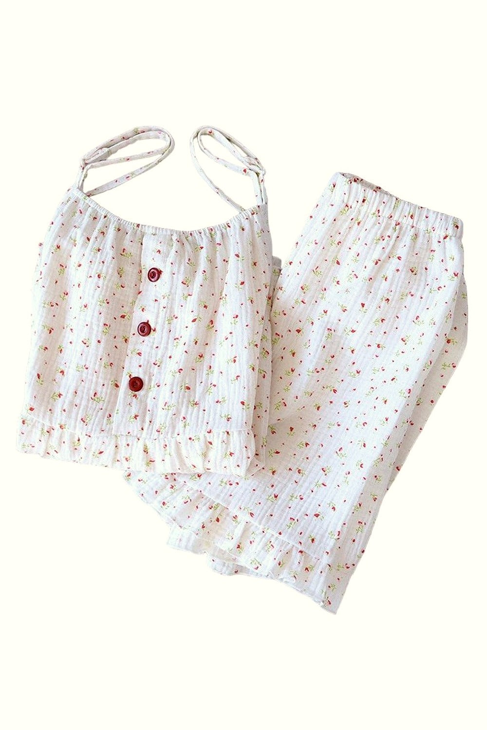 Y2k Gauze Cotton Pajama