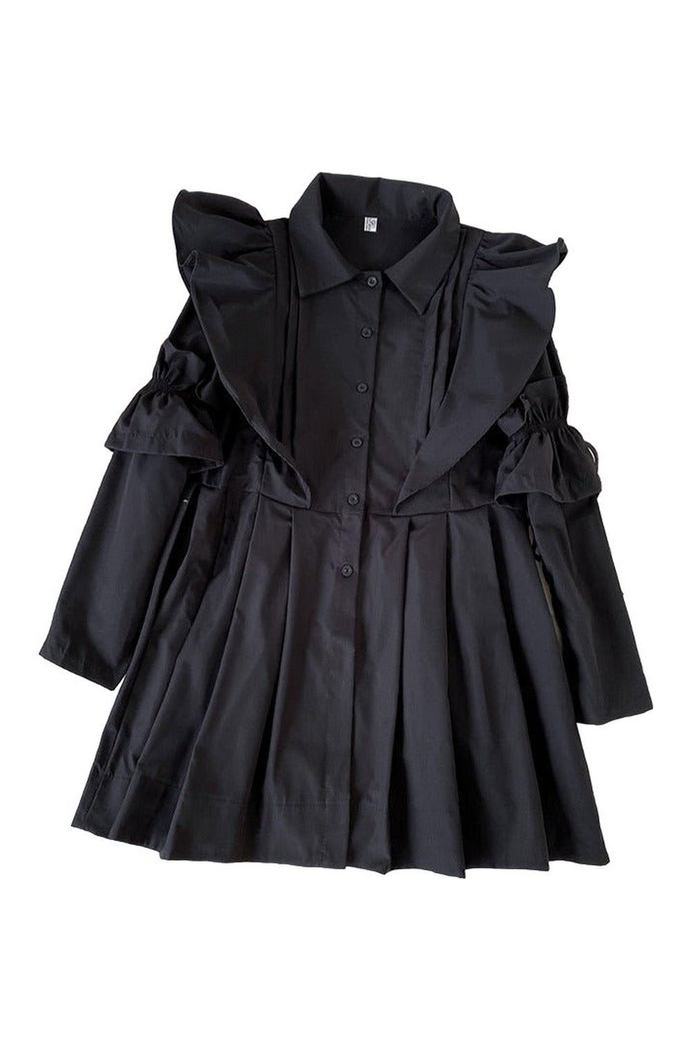 Y2k Goth Cosplay Long Sleeve Dress