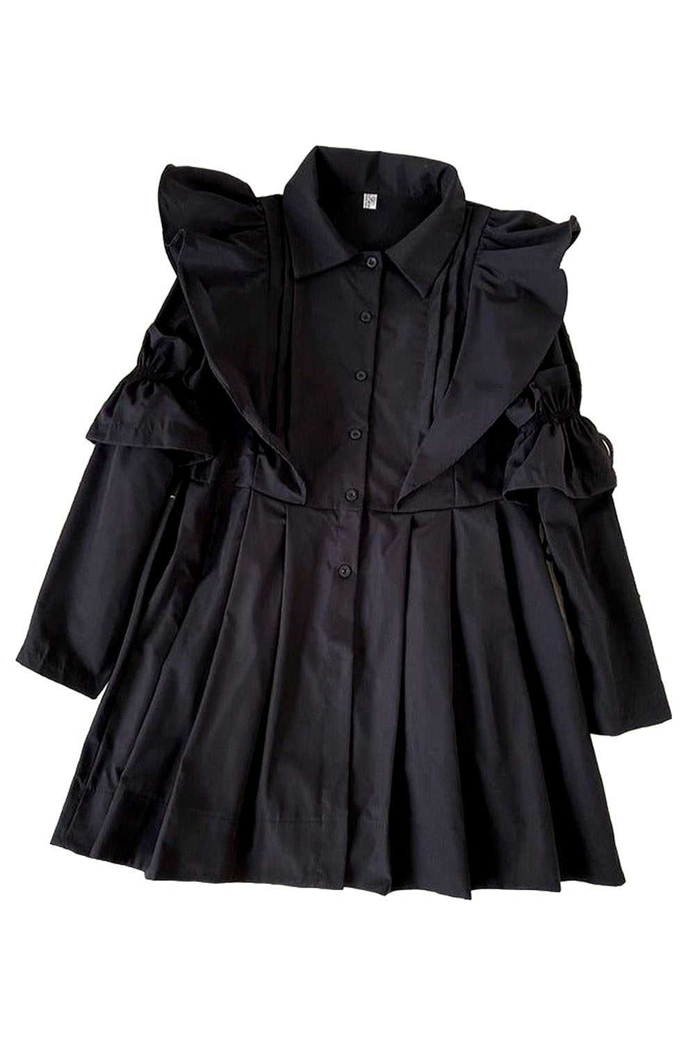 Y2k Goth Cosplay Long Sleeve Dress