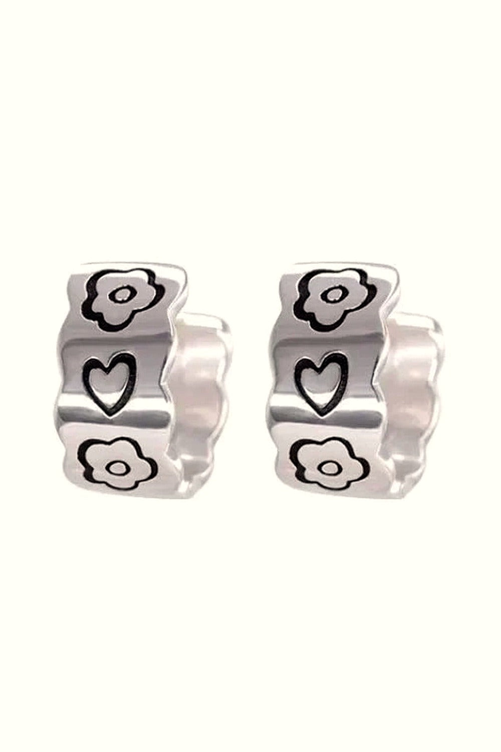 Y2k Graffiti Wave Earrings