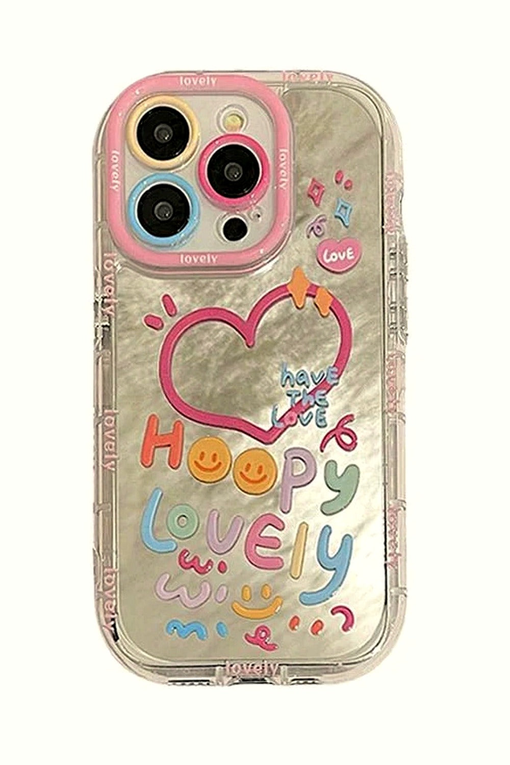 Y2k Heart Mirror Phone Case
