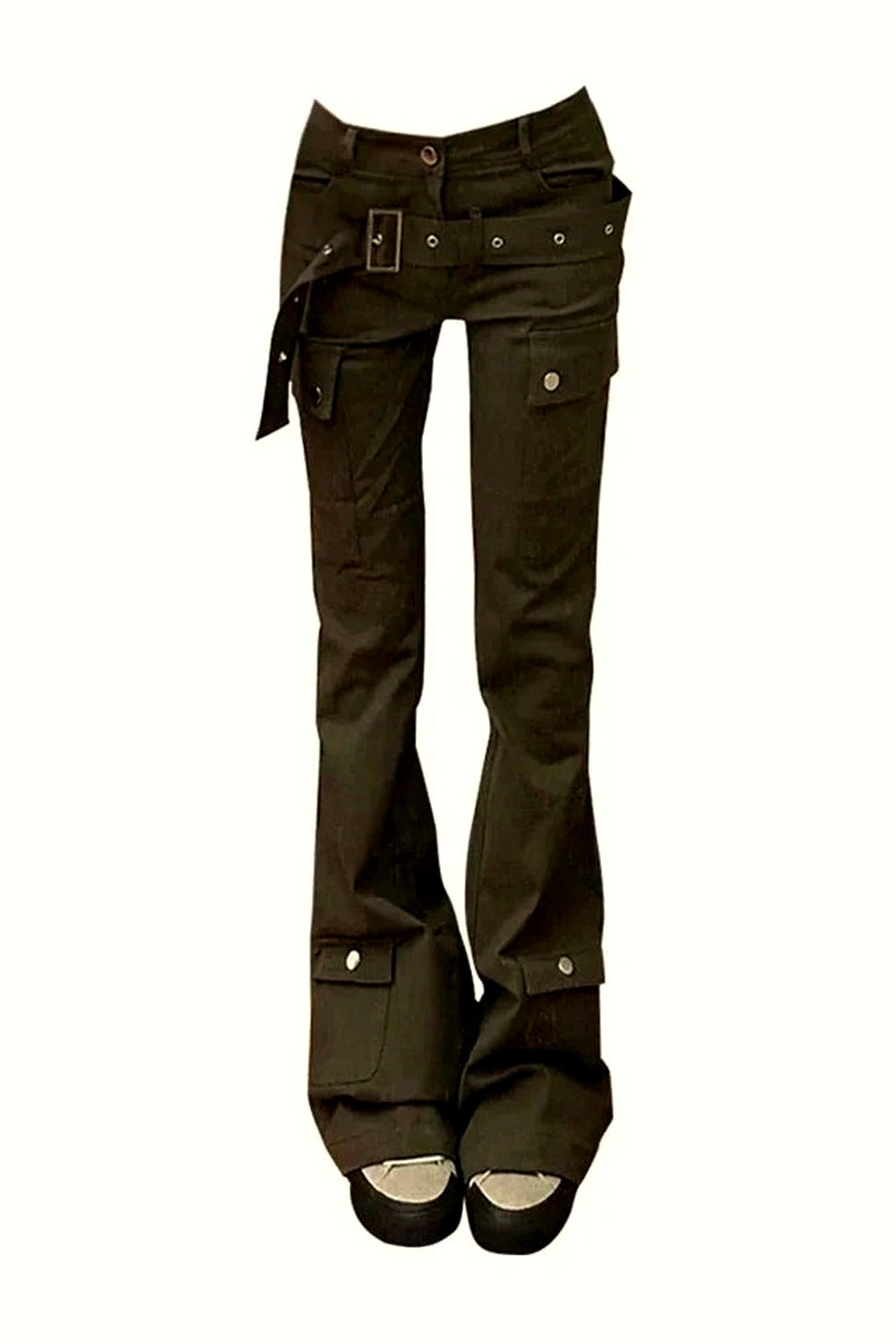 Y2k High Waist Slim Bell Bottom Jeans