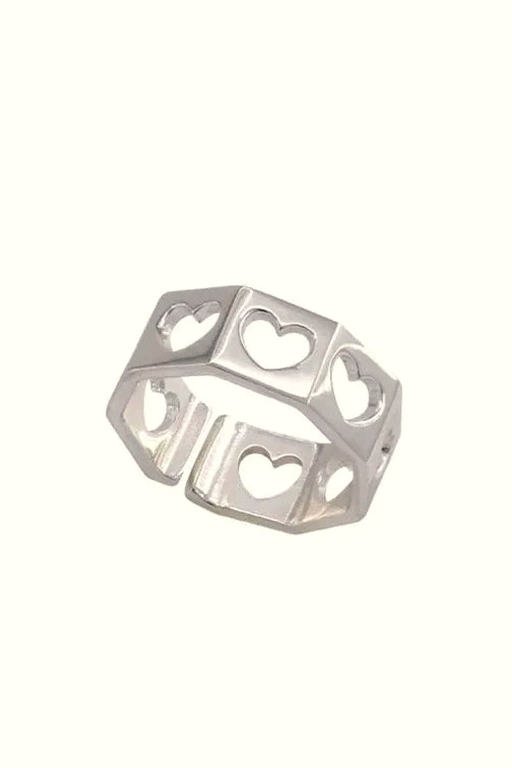 Y2k Hollow Heart Ring