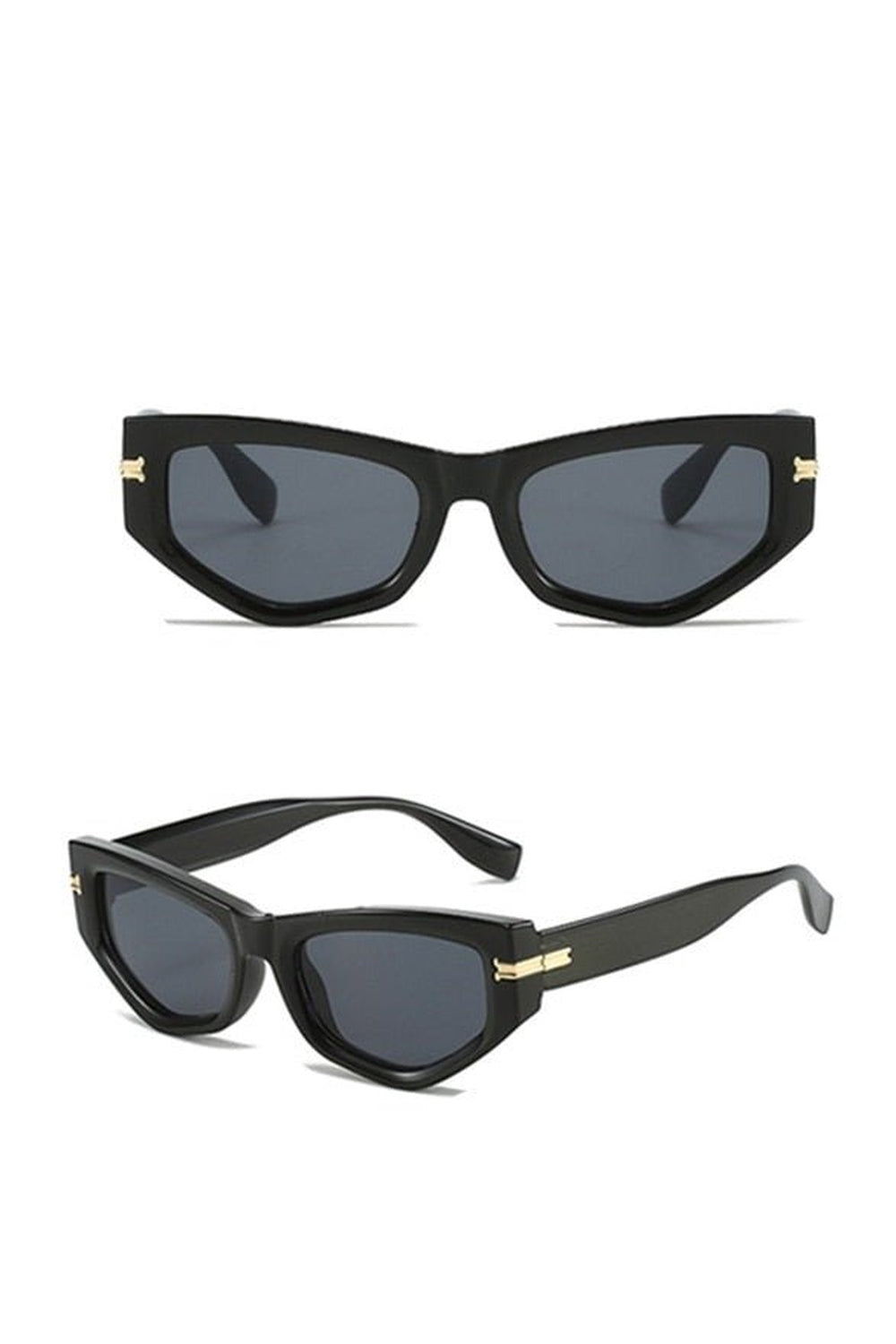 Y2k Irregular Gradient Cat Eye Sunglasses