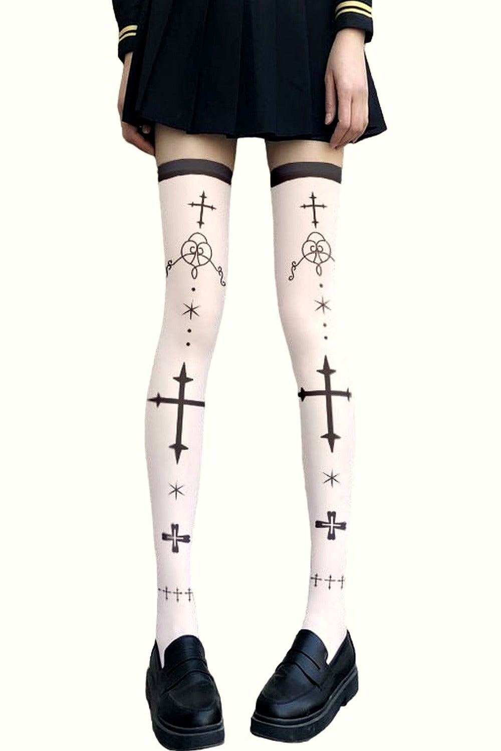 Y2k Kawaii Goth Long Socks