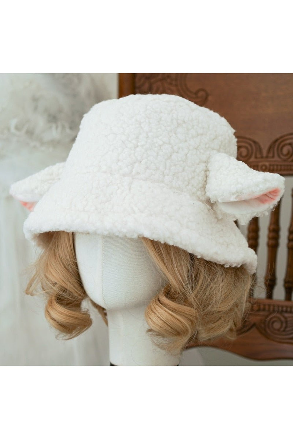 Y2k Kawaii Sheep Ear Hat