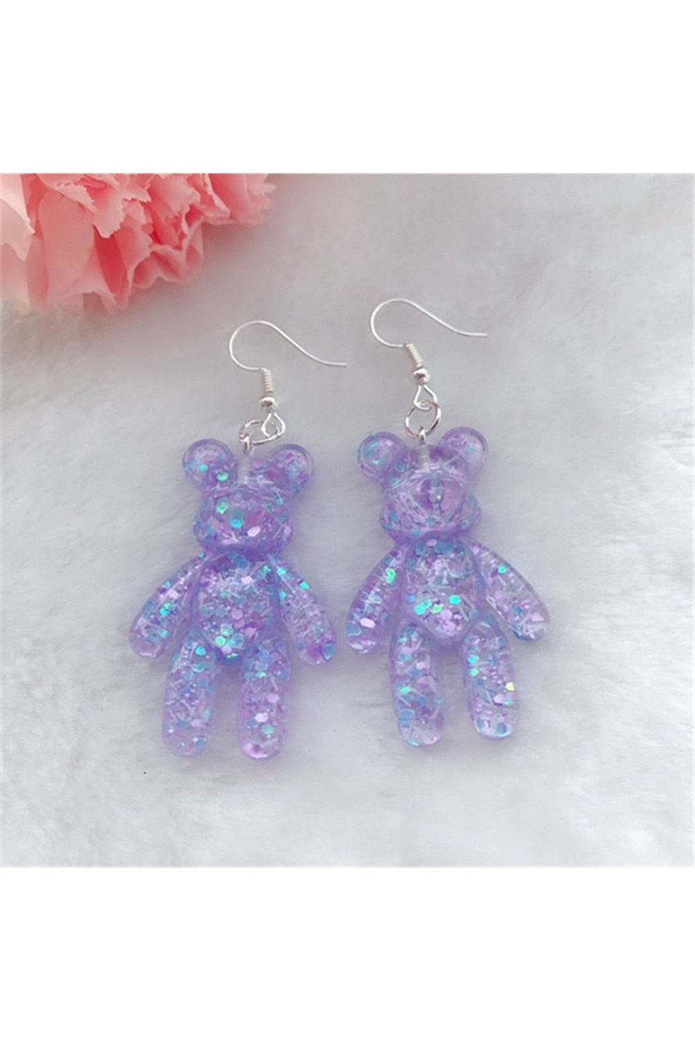 Y2k Kidcore Multicolor Bear Earrings