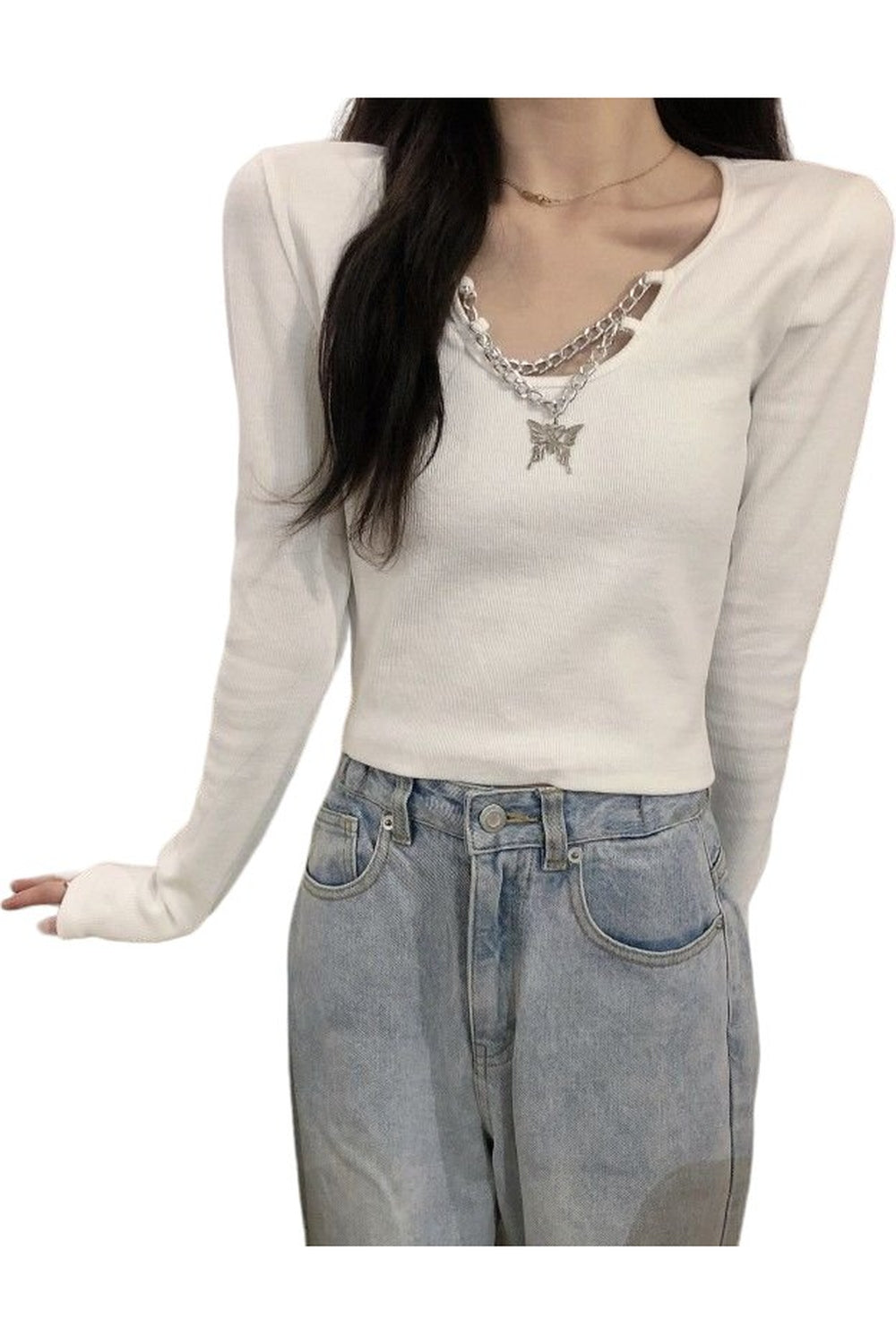 Y2k Korean Summer Long Sleeve T-shirt