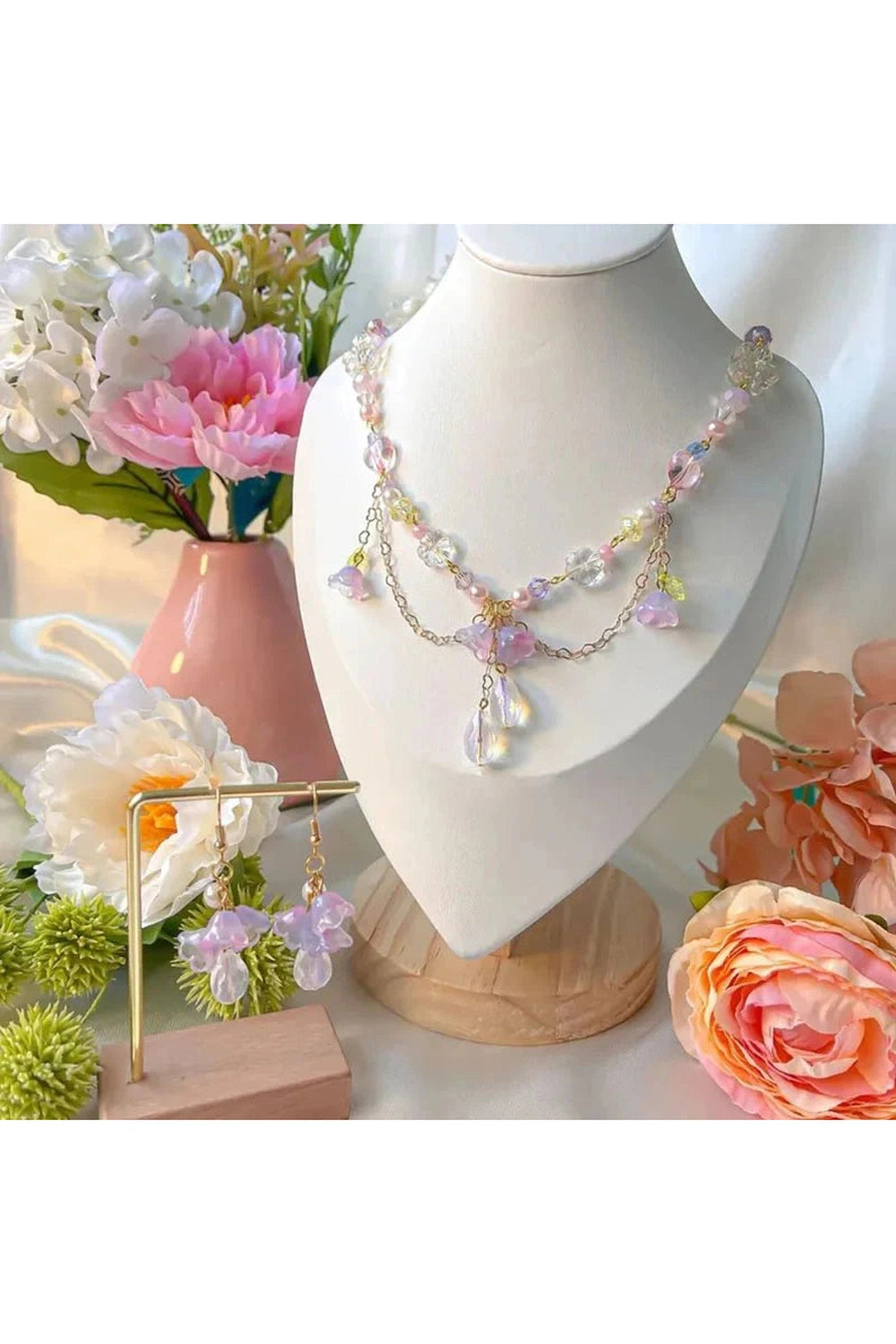 Y2k Lily Floral Necklace