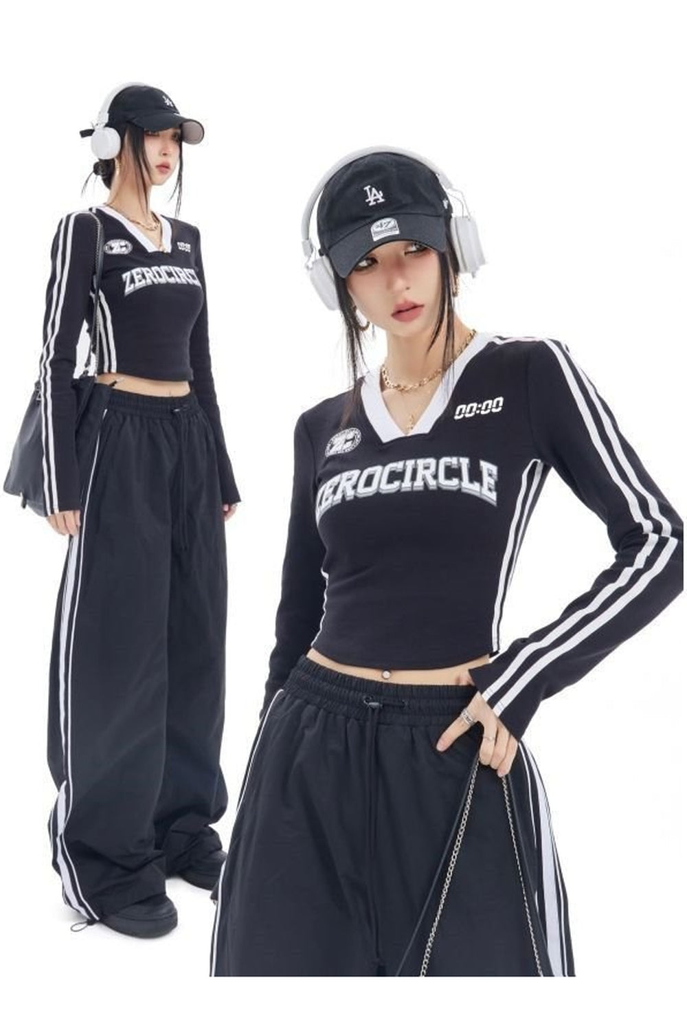 Y2k Long Sleeve T-Shirt "ZEROCIRCLE"