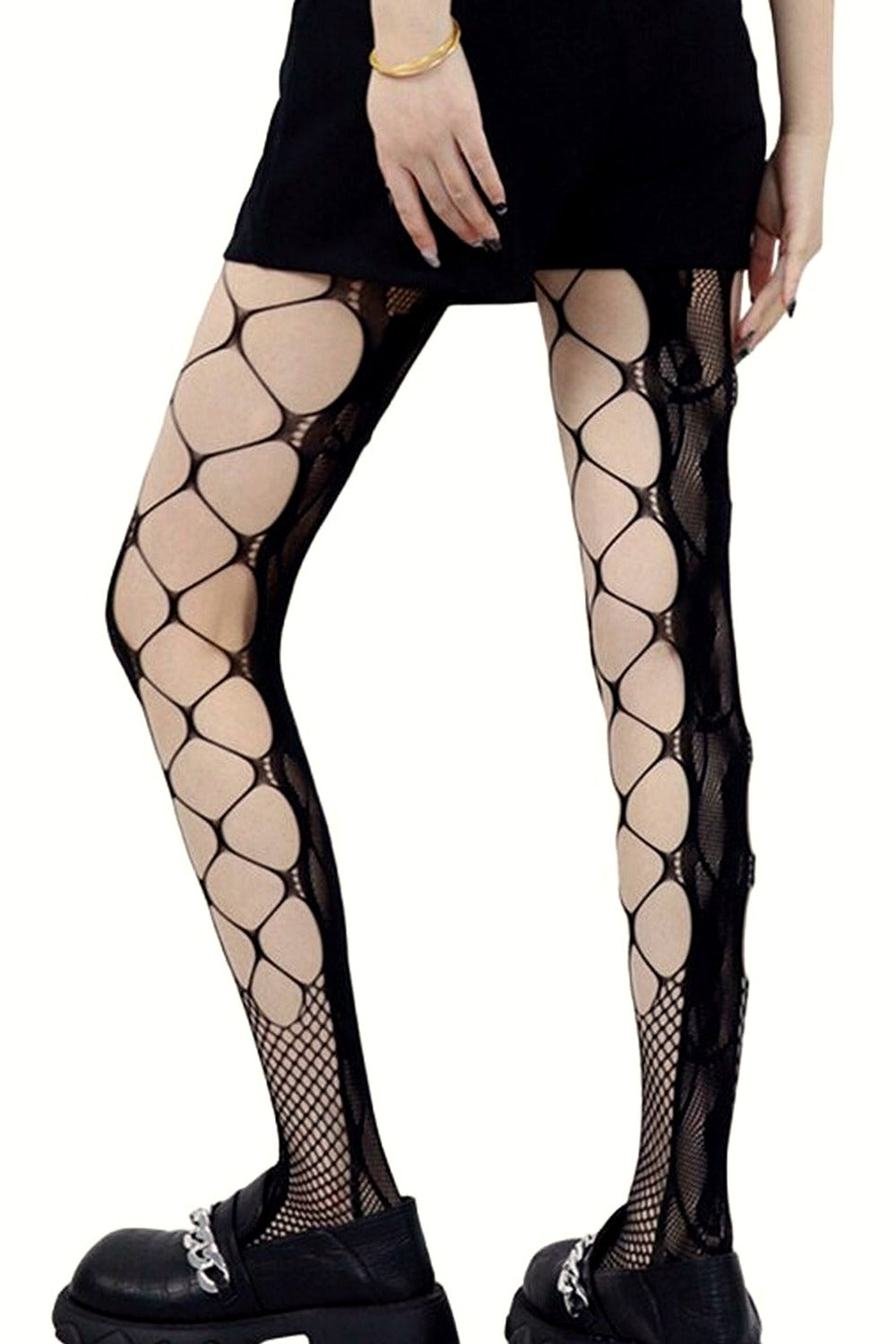 Y2k Mesh Fishnet Hollowed-out Stockings