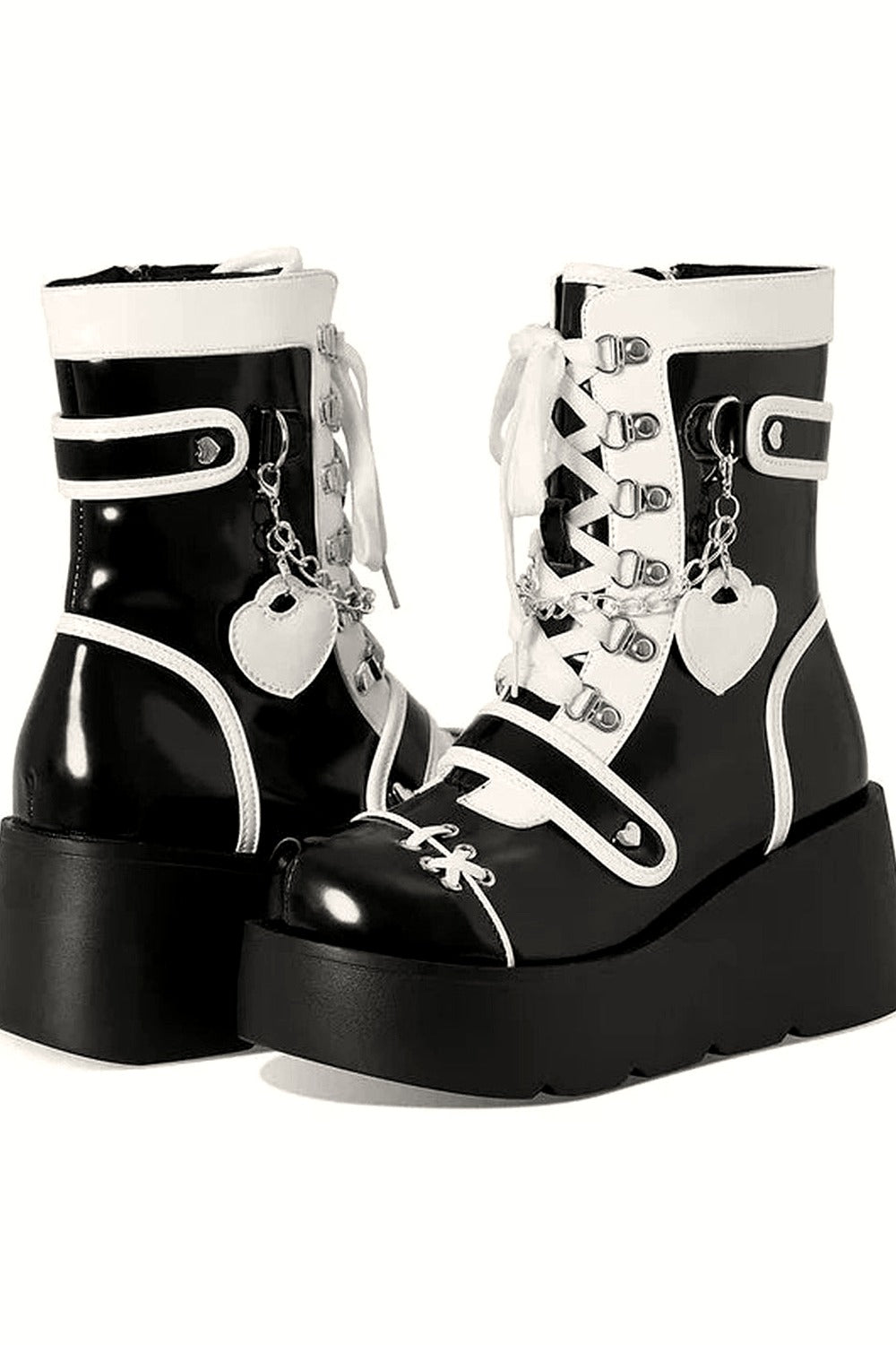 Y2k Metal Decor Punk Boots