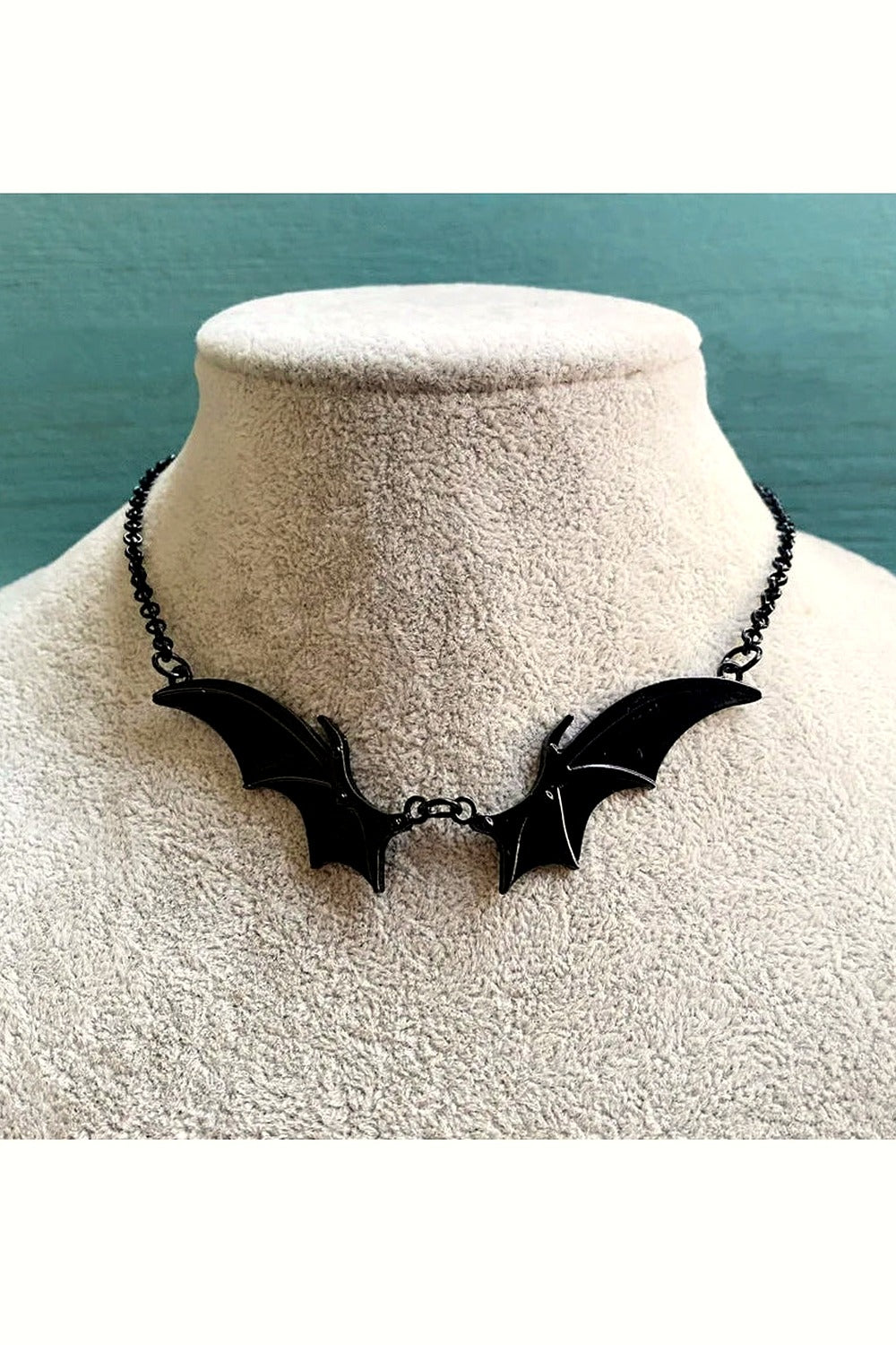 Y2k Midnight Bat Wing Necklace