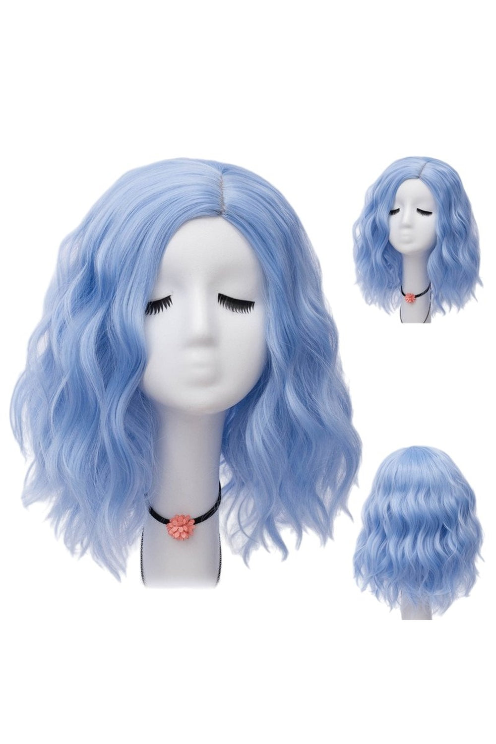 Y2k Multicolor Short Wave Wig