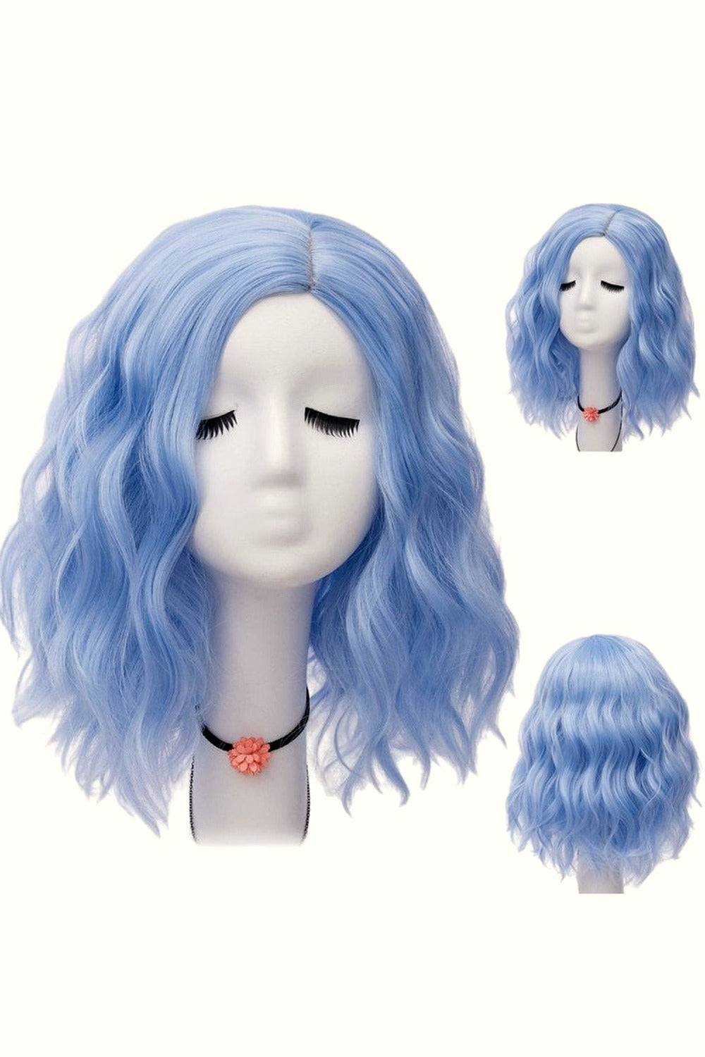 Y2k Multicolor Short Wave Wig