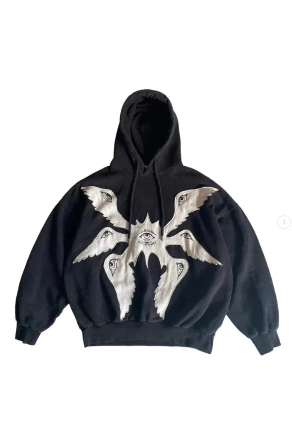 Y2k Mystic Eyes Embroidered Hoodie