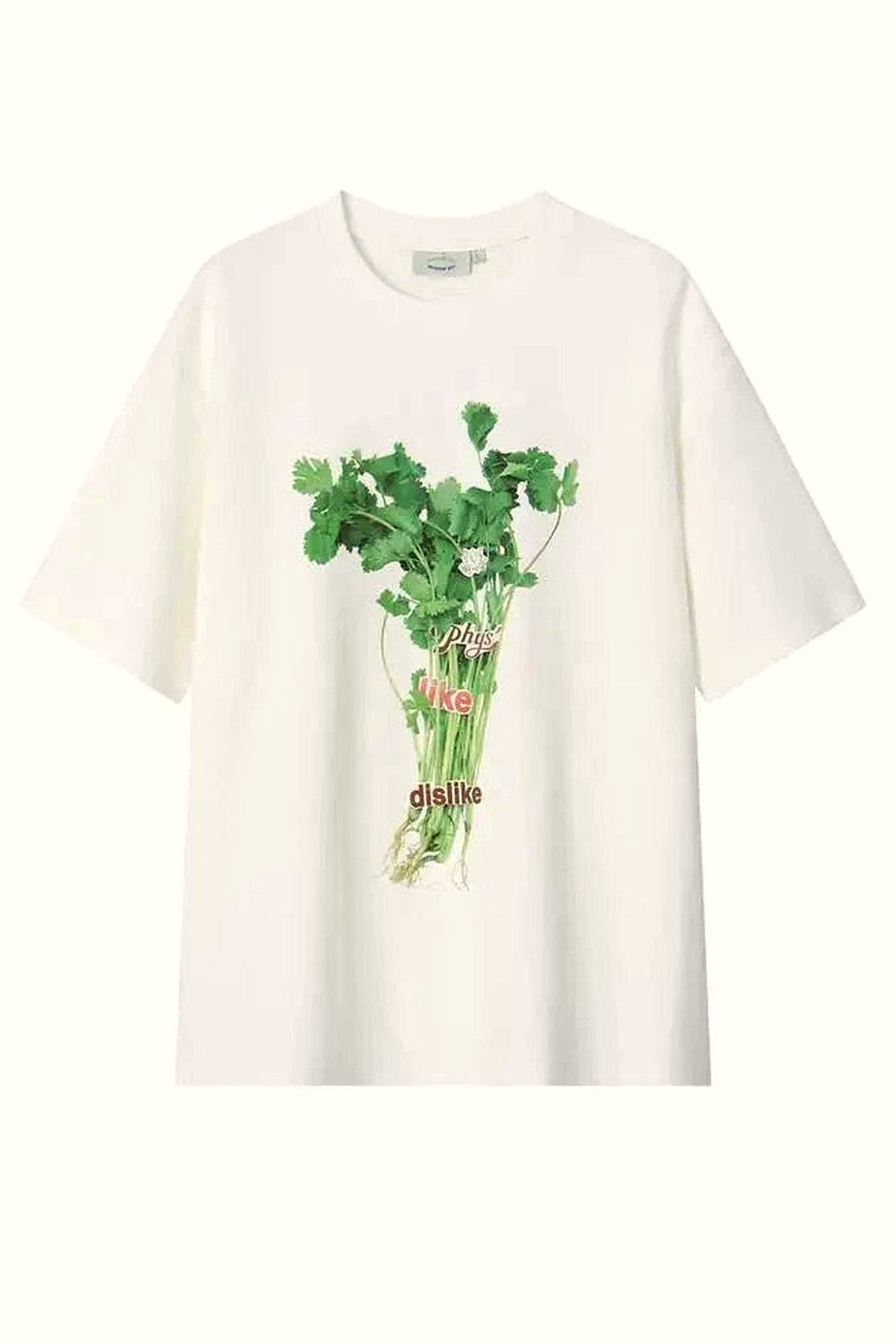 Y2k Oversized Herb Print T-Shirt