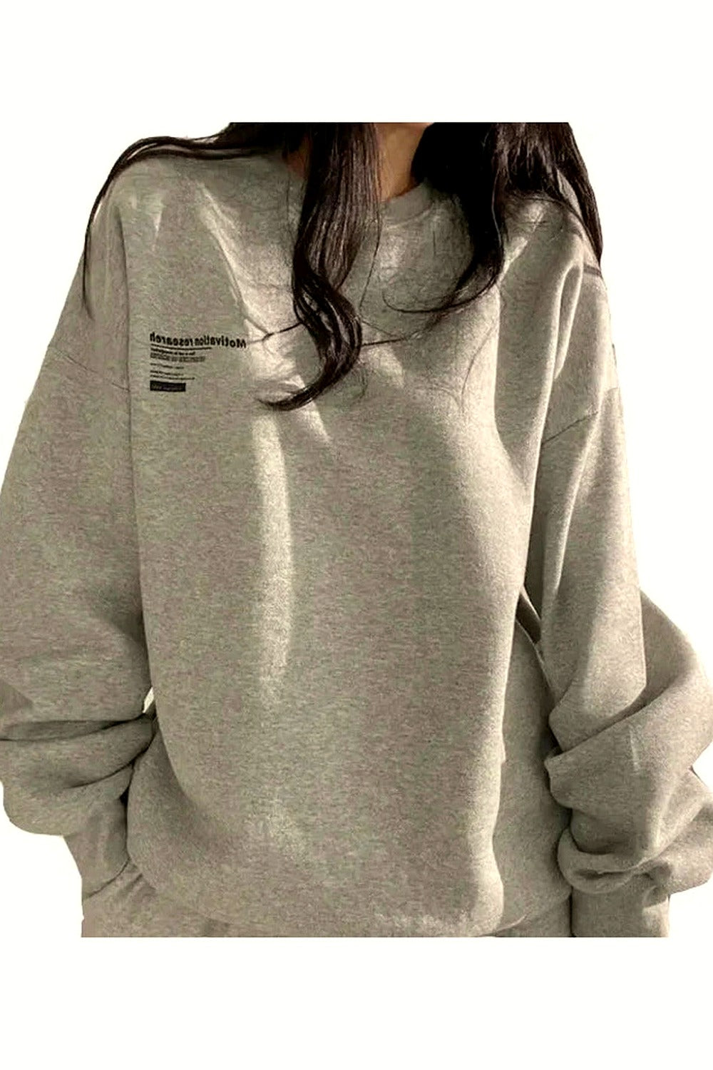 Y2k Acubi Oversized Letter Print Hoodie