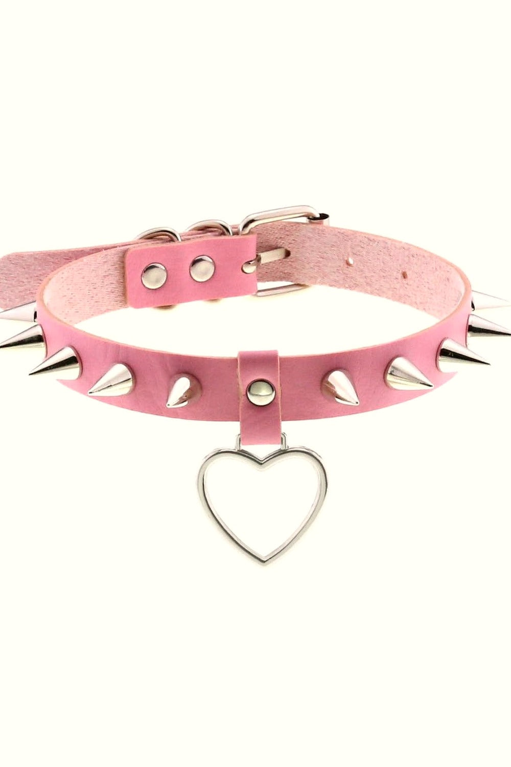Y2k Pastel Goth PU Leather Choker