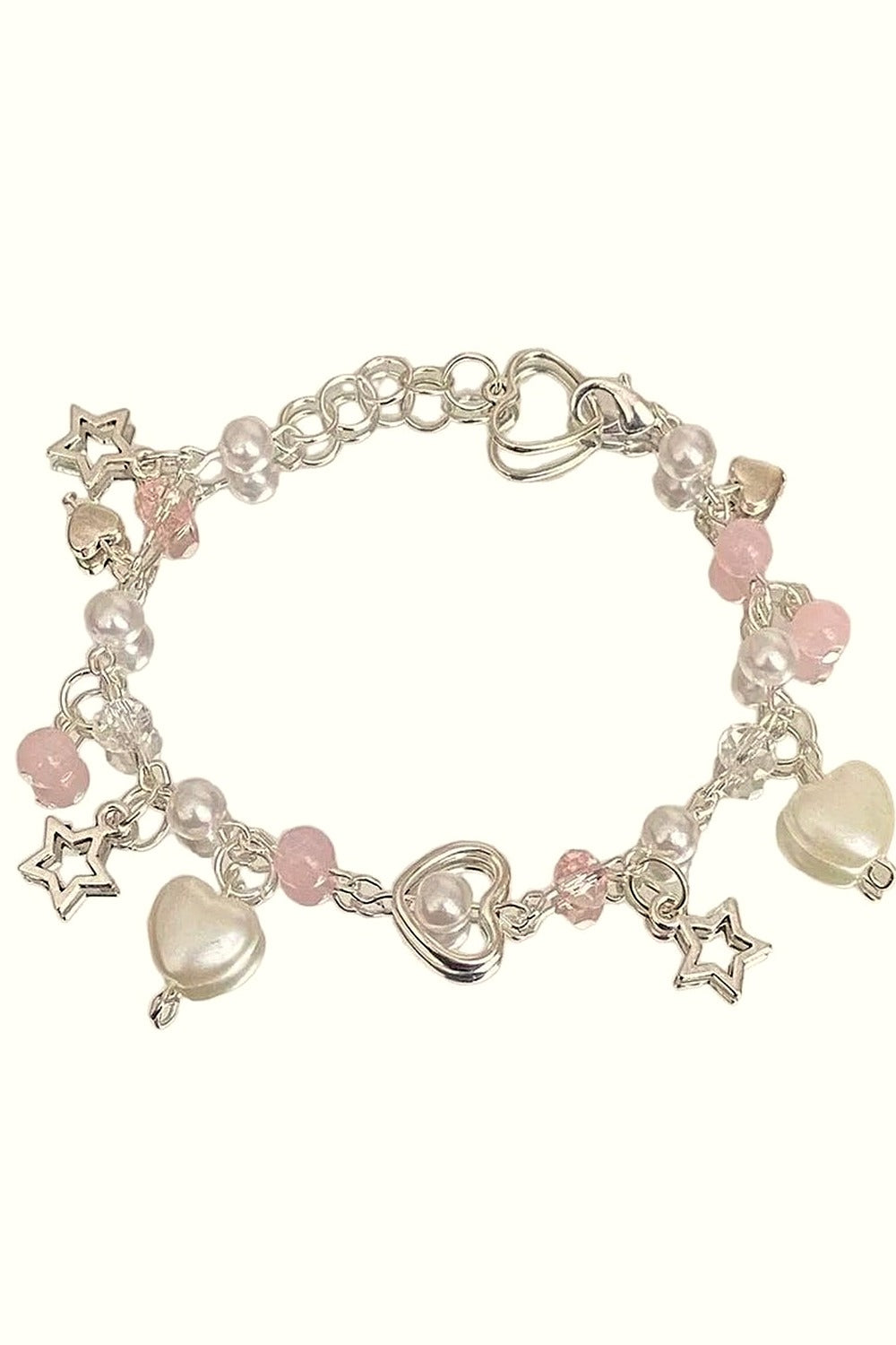Y2k Pink Star Pastel Fairy Bracelet