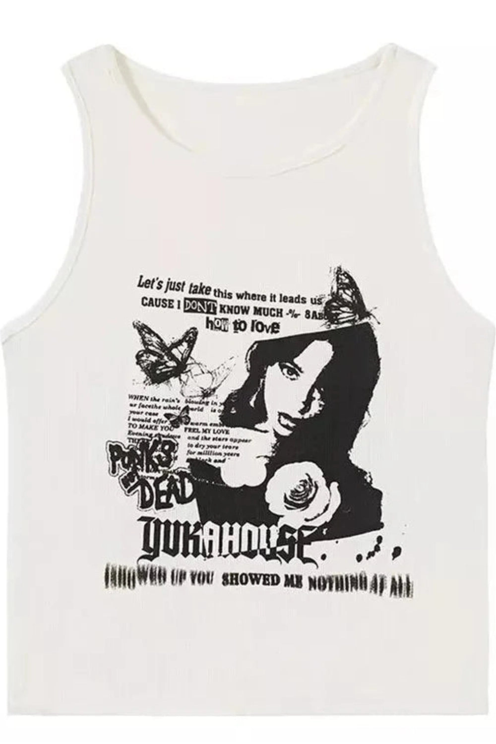 Y2k Rebel Echoes Tank Top
