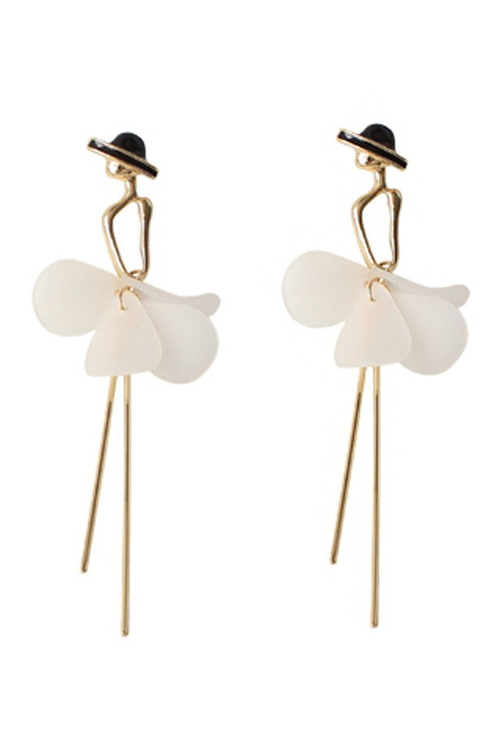 Y2k Retro Acrylic Tassel Long Earrings