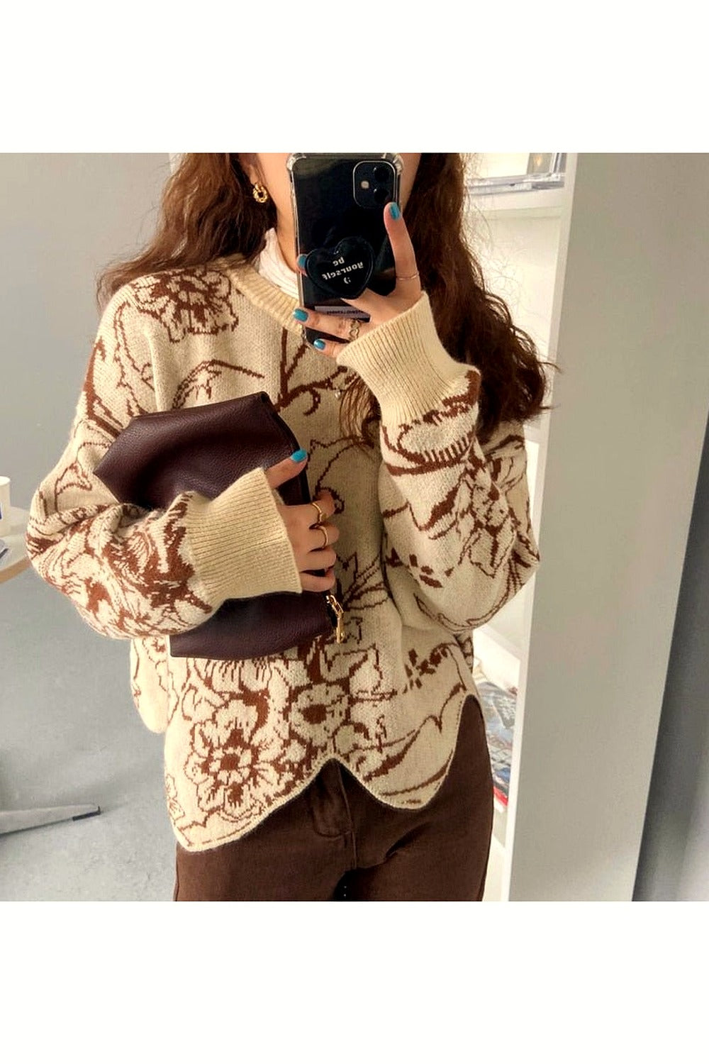 Y2k Retro Aesthetic Knitwear Sweater