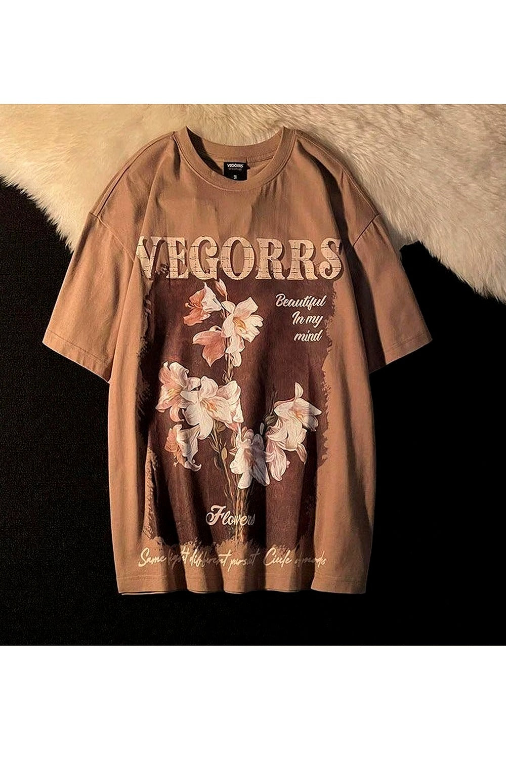 Y2k Retro Floral Graphic T-shirt