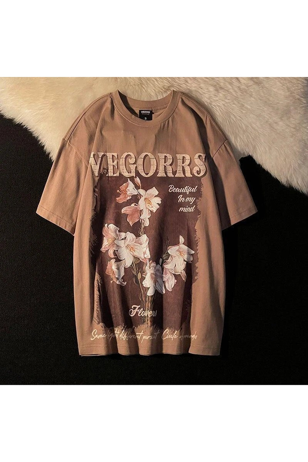 Y2k Retro Floral Graphic T-shirt