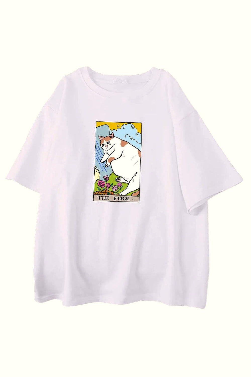 Y2k Sad Cat Meme Vintage T-Shirt