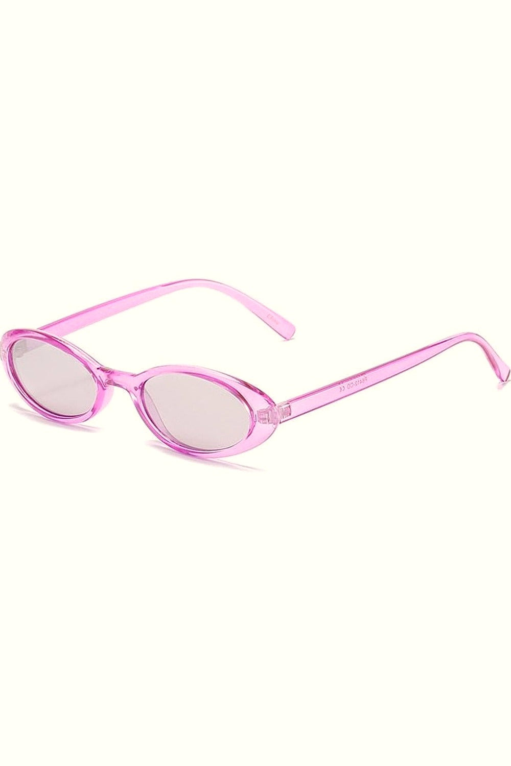 Y2k Small Oval Leopard Sunglasses