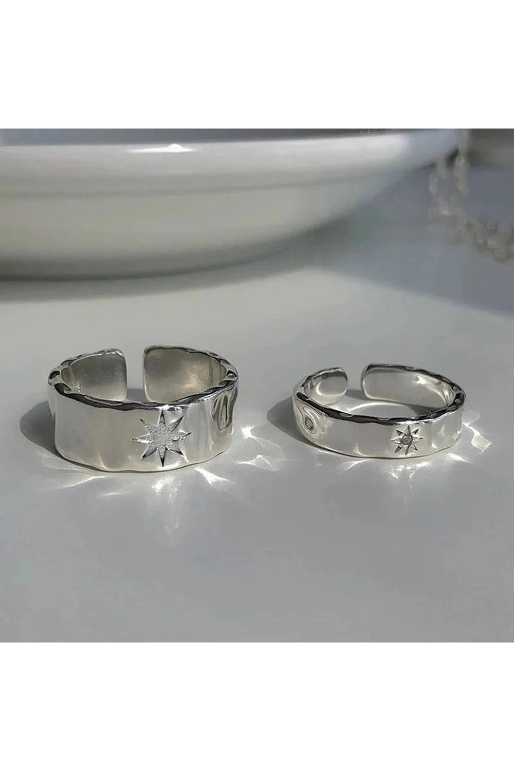 Y2k Stellar Gleam Duo Rings