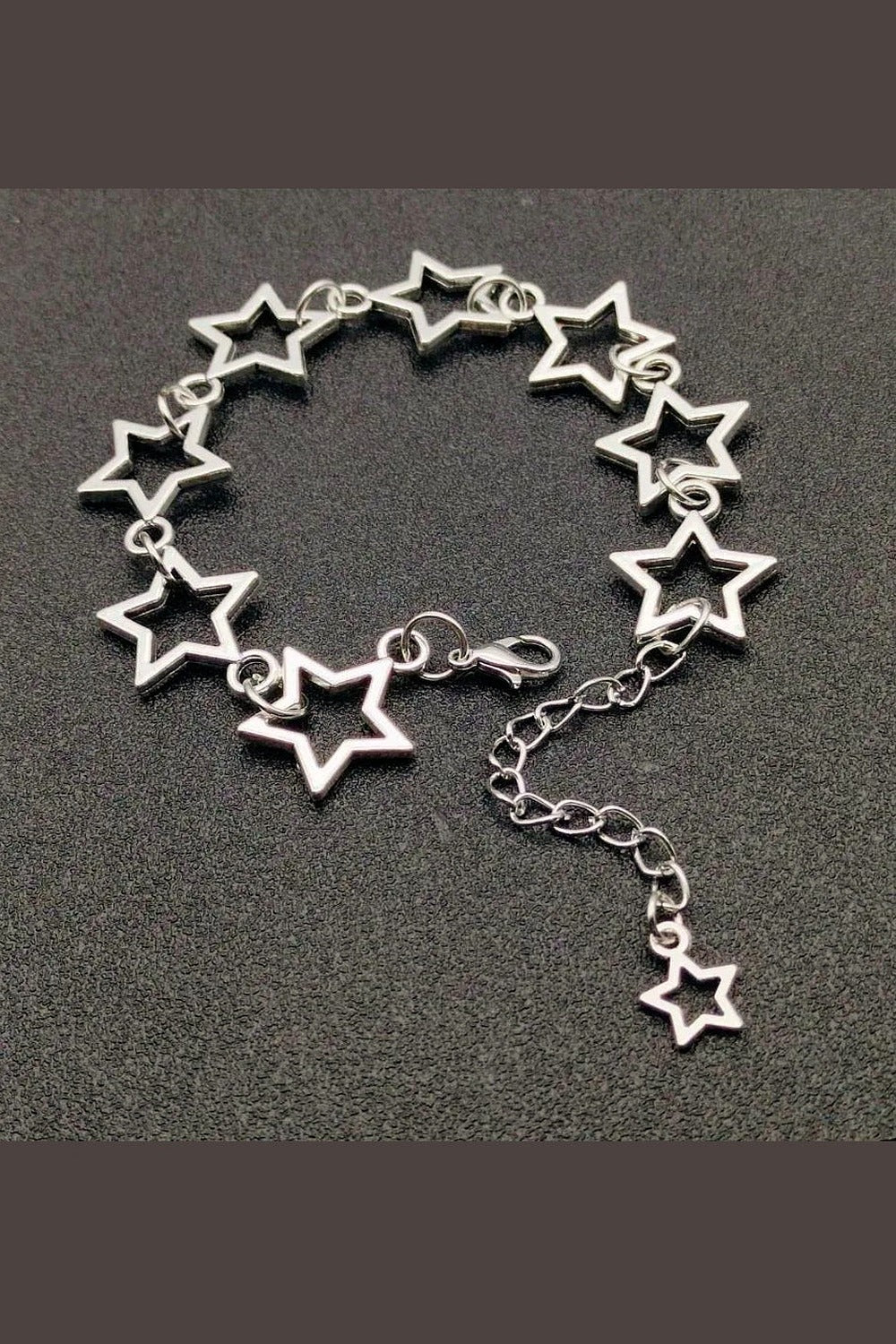 Y2k Stellar Silhouette Charm Bracelet