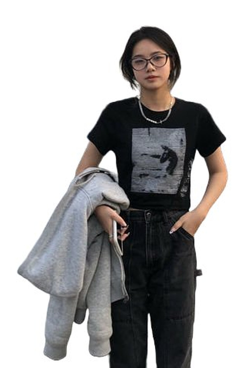 Y2k Stylish Asymmetrical Crop Top