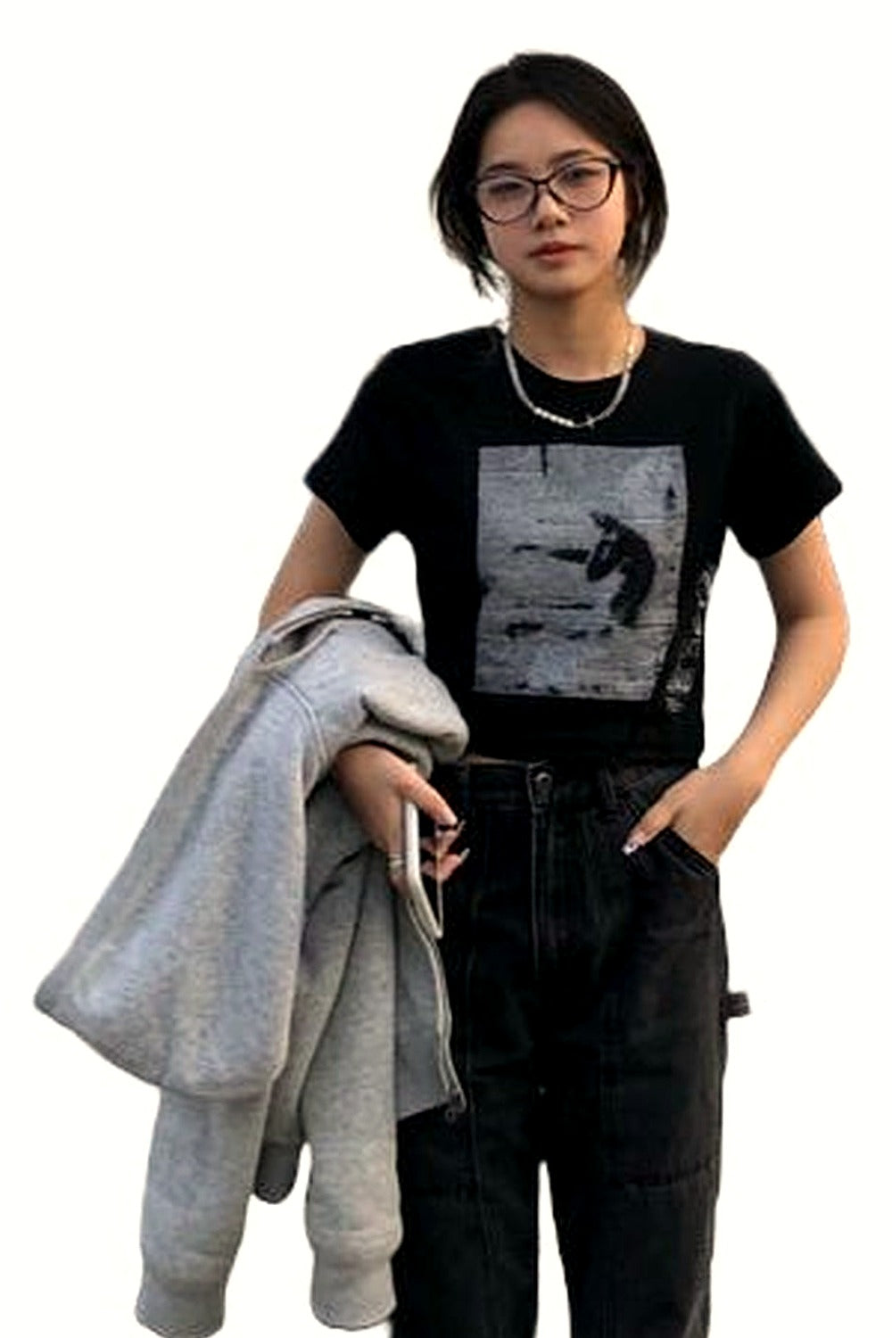 Y2k Stylish Asymmetrical Crop Top