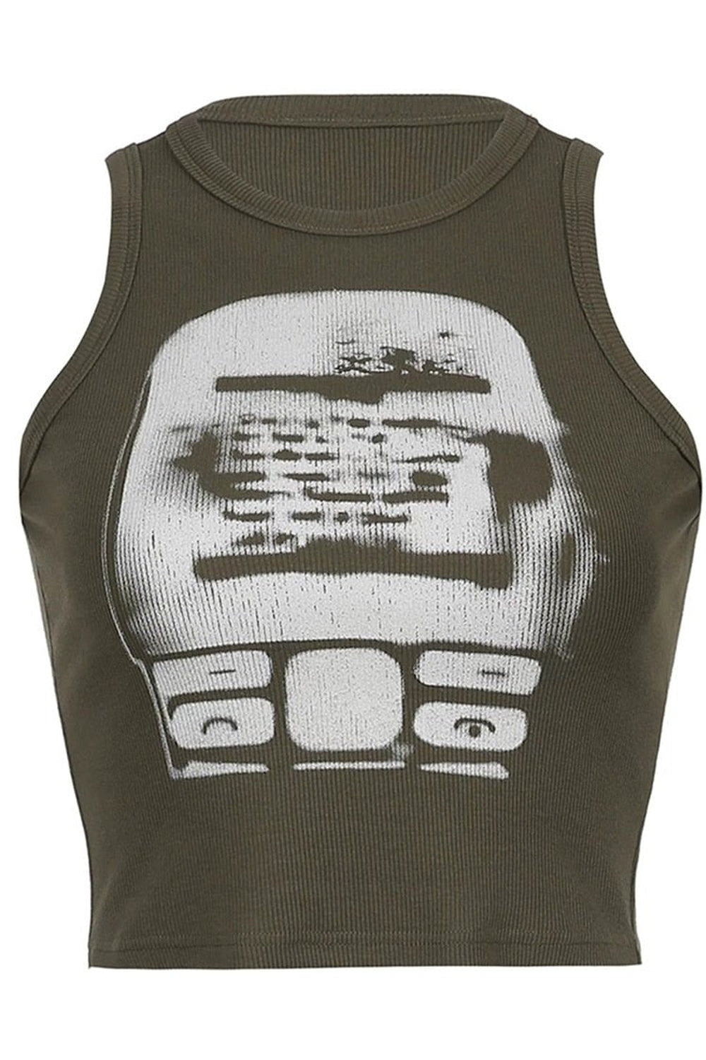 Y2k Summer Basic Crop Top