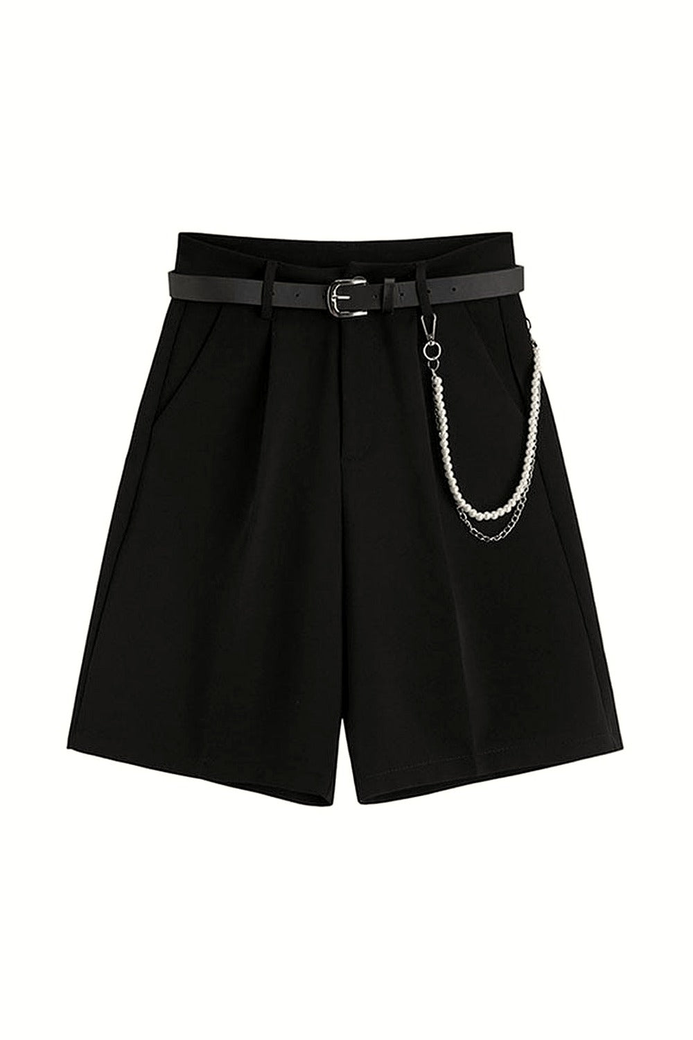 Y2k Summer Shorts with Chain