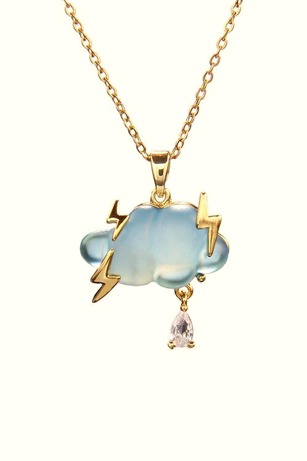 Y2k Three Point Raindrop Necklace
